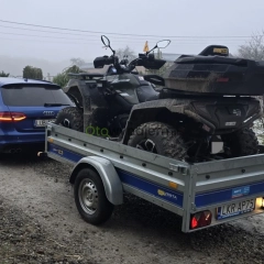 Wypożyczalnia, wynajem przyczepki/platformy*/pod motocykle*,DMC 750 Kg