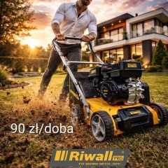 Wertykulator, Aerator rurkowy, posypywarka wynajem Chałupy-Koszalin