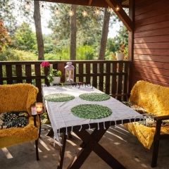 Domek na wsi z tarasem 17 m² | cisza, natura, pola 90 zł/os.
