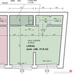 Nowy lokal usługowy 32m2, blisko Rynku 100m