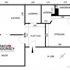 Mieszkanie Kraków 73m2 3 pokojowe