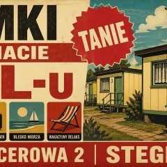 Wolny domek ,domki w klimacie PRL-u w Stegnie