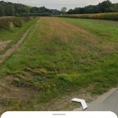 Działka nad  rzeką San Dynów zakręt.