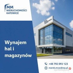 Działka przemysłowa do wynajęcia Katowice do 5.000 m2 media, biura, hale