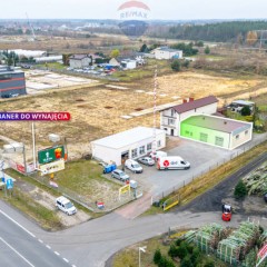 Lokal przy trasie E7 pod serwis, usługi, magazyn