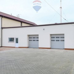 Lokal przy trasie E7 pod serwis, usługi, magazyn