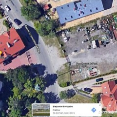 Działka plac utwardzony wynajem KRAKÓW ul. Wielicka Bieżanów