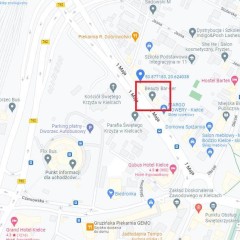 lokal 60m2 +60m2 +parking w centrum Kielce