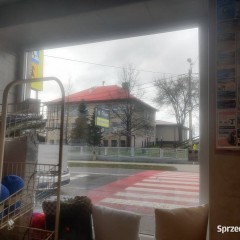 Lokal użytkowy.Sadów przy ruchliwej drodze.