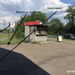 Do wynajecia Centrum Myszków grunt obok Kaufland kiosk mob