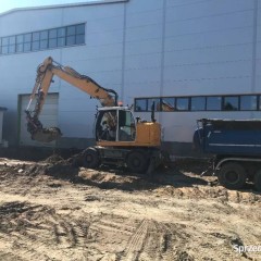 Koparka kołowa 20 ton  Compact wynajem z operatorem Warszawa i okolice
