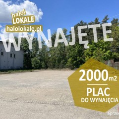 Oferta wynajmu gruntu 2000m2 Księżyno