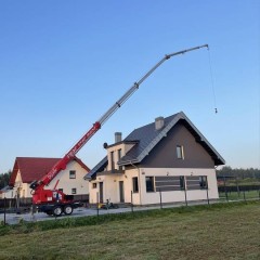 Wynajem wypożyczalnia żuraw Ciesielski dźwig dekarski Böcker Klaas