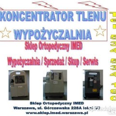 Koncentrator Tlenu wynajem 150 zl/miesiąc Warszawa Tanio