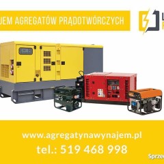 Wynajem agregatów prądotwórczych KIELCE agregatu prądotwórczego do 200kW