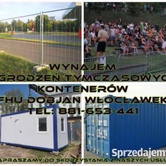 Ogrodzenia budowlane, tymczasowe, Kontenery Toruń, wynajem