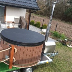 Balia mobilna jacuzzi spa w Twoim ogrodzie wynajem