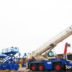 Wynajem Żurawia Dźwig Demag AC40 City Jedlicze Jasło Krosno Gorlice Sanok