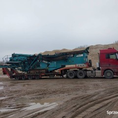 Usługi Wynajem Kruszarka/Przesiewacz Kruszenie Betonu Gruzu Kamieni